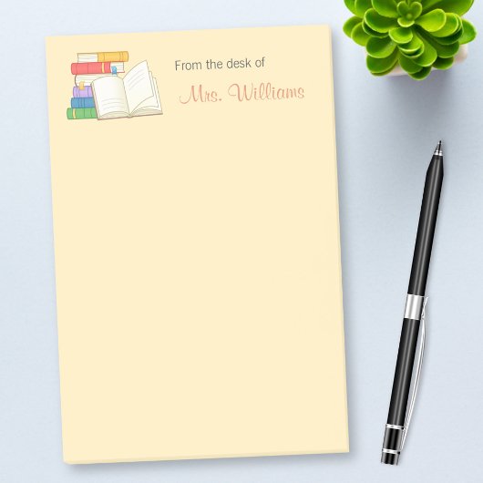 ブックスタックオープンブックスクール先生 ポストイット