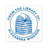 ブックスタックライブラリのブック名でブックを開く セルフインキングスタンプ (デザイン)