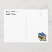 ブックスタック先生の削除パーティの招待状 ポストカード (裏面)