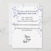 ブックストアのビジネス立ち上げ 招待状 (裏面)