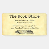 ブックストア編集可能ヴィンテージアートバナー 横断幕 (横)