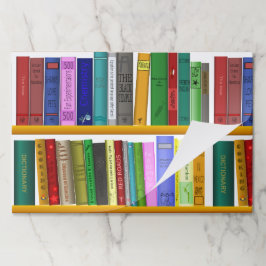 ブックスバースデーパーティー紙ランチョンマット ペーパーパッド