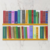 ブックスバースデーパーティー紙ランチョンマット ペーパーパッド (正面)