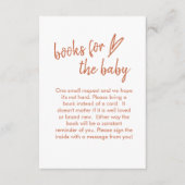 ブックスフォーボホミニマルベビーハートテラコッタ エンクロージャーカード (正面)