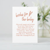 ブックスフォーボホミニマルベビーハートテラコッタ エンクロージャーカード (スタンド正面)