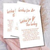 ブックスフォーボホミニマルベビーハートテラコッタ エンクロージャーカード