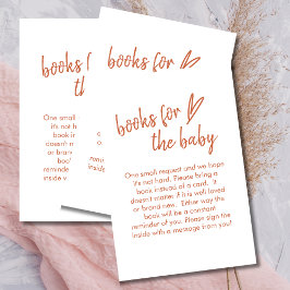 ブックスフォーボホミニマルベビーハートテラコッタ エンクロージャーカード