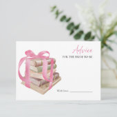 ブックスブライダルシャワーアドバイス 招待状 (スタンド正面)