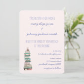 ブックス&ブラウス結婚式招待状 招待状 (スタンド正面)