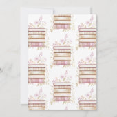 ブックス&ブランチのストーリーブックブライダルシャワーへの招待 招待状 (裏面)