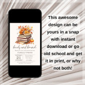 ブックス&ブランチ秋秋ベビーシャワー招待状 招待状