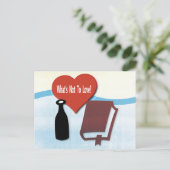 ブックス・ワイン・読ズ・ブック・クラブ ポストカード (スタンド正面)