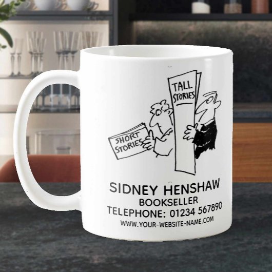 ブックセラーまたはブックショップコーヒーマグ コーヒーマグカップ