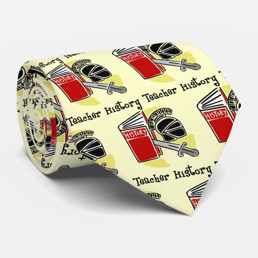 ブックソードヘルメットヒストリ先生 ネクタイ (ロール)