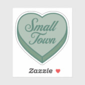 ブックッシュキャンディハート – スモールタウン シール (シート)