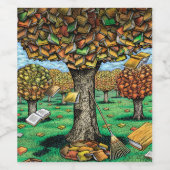 ブックツリーワインラベル ワインラベル (シングルラベル)