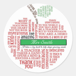 ブックティーチャアクセサリーラベル ラウンドシール