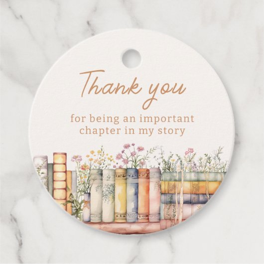 ブックテーマの感謝祭 フェイバータグ (正面)