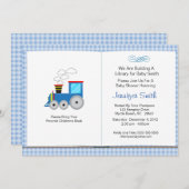 ブックテーマベビーシャワー招待状 招待状 (正面/裏面)