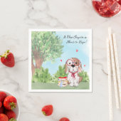 ブックテーマベビーシャワー スタンダードカクテルナプキン (インサイチュ)