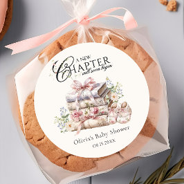 ブックテーマ サンクス クラシック ラウンドステッカー ラウンドシール