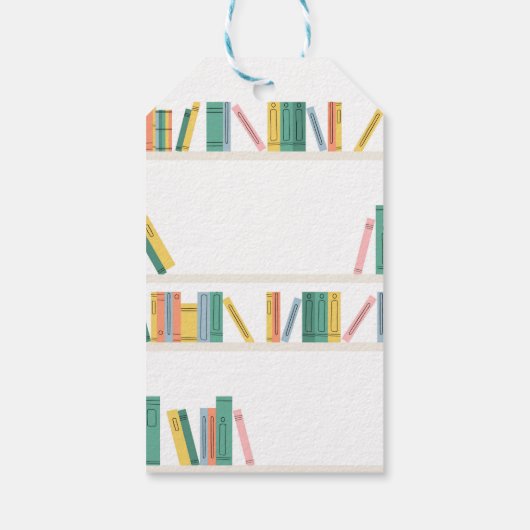 ブックテーマ ストーリーブック ベビーシャワーのお favors ギフトタグ (裏面)