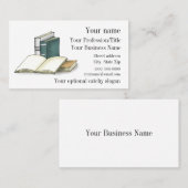 ブックデザイン名刺を開く 名刺 (正面/裏面)