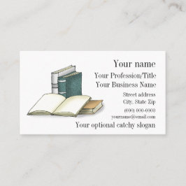 ブックデザイン名刺を開く 名刺