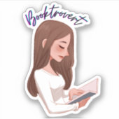 ブックトバートの女の子のクラシックシール シール (正面)