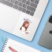 ブックトバートの女の子のクラシックシール シール (ノートパソコンとiPhone)