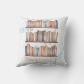 ブックトロバークラシックト水彩本の恋人 クッション (裏面)