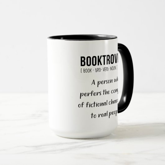 ブックトロバート15ozコーヒーマグ マグカップ (正面右)
