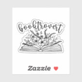 ブックトロバート、ブックラバー、ブックワーム シール (シート)