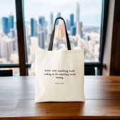 ブックトートバッグ – ベンジャミンフランクリン引用文 トートバッグ