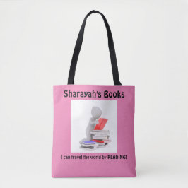 ブックトート付き/名前をカスタムする トートバッグ