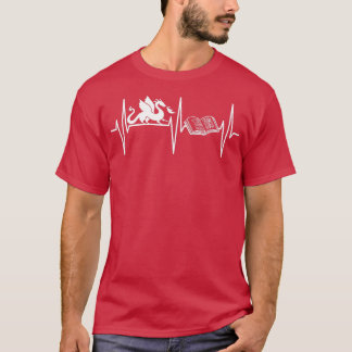 ブックドラゴンおもしろいブック恋人ファンタジードラゴン恋人 Tシャツ