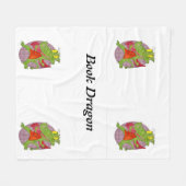 ブックドラゴンフリースブランケットバイソマーハミルトン フリースブランケット (正面(横))