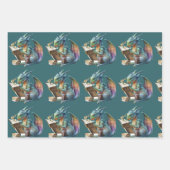 ブックドラゴン ラッピングペーパーシート (正面3)