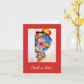 ブックノートカードのプレビュー カード (黄色い花)