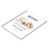 ブックノートブックまたはジョナル ノートブック (左側)