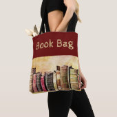 ブックバッグトートビーチャー引用文 トートバッグ (クローズアップ)