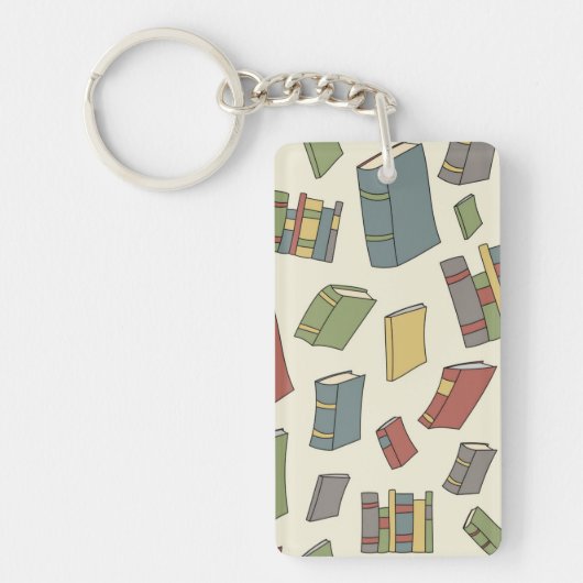 ブックパターン キーホルダー (正面)