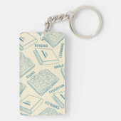 ブックパターン キーホルダー (裏面)