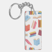 ブックパターン キーホルダー (正面左)