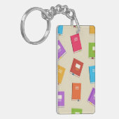 ブックパターン キーホルダー (正面左)