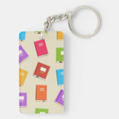 ブックパターン キーホルダー (裏面)