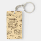 ブックパターン キーホルダー (裏面)