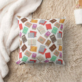 ブックパターン クッション (ブランケット)