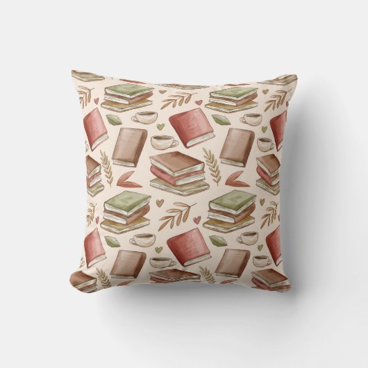 ブックパターン クッション (正面)