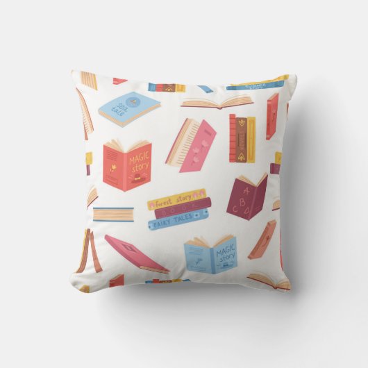 ブックパターン クッション (正面)